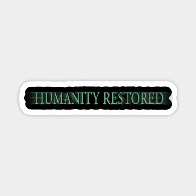 Humanity Restored - Dark Souls Sticker by kvothewordslinger